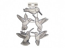 SELLOS SET PICAFLOR 8 CM X5