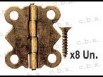 HERRAJES BISAGRA 1072 20x24  x2 UNIDADES