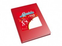 CUADERNO LAPRIDA FORRADO 50H ROJO RAY