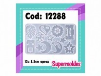 MOLDES RESINA AROS 12 Unidades