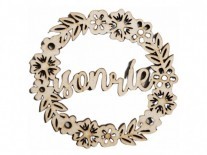 ARO FLORAL SONRIE 10cm 3mm