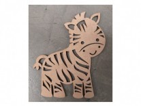 CEBRA PLACA SOUVENIR (8x10cm) 3mm