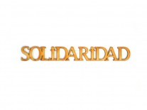 PALABRA SOLIDARIDAD 3x23cm 3mm