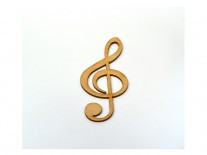 CLAVE DE SOL 45cm 5mm