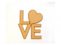 PALABRA LOVE CORAZON (8x10cm)