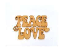 PALABRA PEACE LOVE 6x10