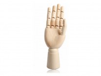 MANO ARTICULADA DE MADERA 25cm