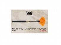 PINCEL AD ABANICO S589/08 PELO SINTETICO