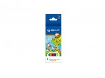 LAPIZ SAB P7001 COLOR CORTOS  x6