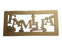 CUADRO FAMILIA  (21x45cm) 5mm