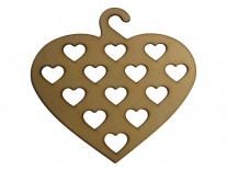 PERCHAS CORAZON 30x32