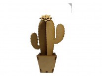 CACTUS CON MACETA N2 22cm 3mm