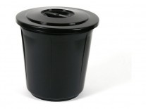 RECIPIENTE RESIDUOS C/TAPA 12LTS