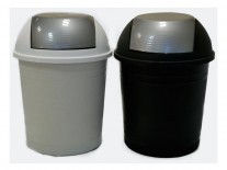 RECIPIENTE RESIDUOS C/TAPA VAIVEN 12LTS