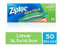 ZIPLOC BOLSA LLEVAR CHICA 50 UN