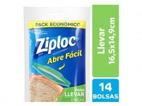 ZIPLOC BOLSA LLEVAR CHICA 14 UN