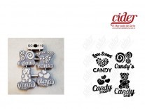 SELLOS SC119/CANDY N1 x4 unidades 6cm