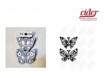 SELLOS SC158/MARIPOSAS x2 7cm 2 unidades