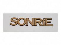 PALABRA SONRIE 40x180 3mm