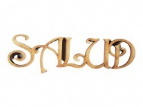 PALABRA SALUD (4x13cm) 3mm
