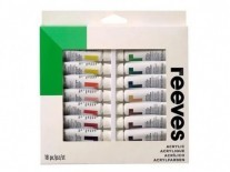 ACRILICOS REEVES EN POMO  x18 12ml c/u