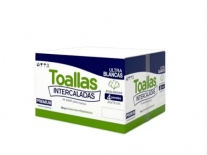 TOALLAS INTERCALADAS BLANCAS 2500 hojas