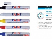 MARCADOR PERMANENTE 3mm NEGRO OIL SIPA