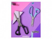TIJERA SOHO 21cm MANGO NEGRO PREMIUM