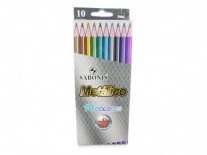 LAPICES COLOR METALICOS PM9200N x10 LARG