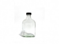 BOTELLA PETACA 200ml S/TAPA H:14.5mm D28