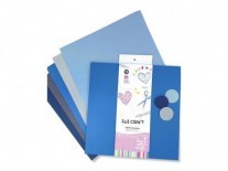 PAPEL SCRAP 30X30CM 160GRS 35 H AZUL