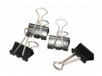 BINDER CLIPS NEGRO 19mm CAJA x 12 unid