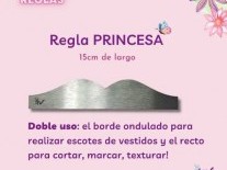 HERRAMIENTAS REGLA PRINCESA ACERO INOX