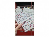 MINI ETIQUETAS AUTOADHE FLORES