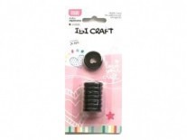 DISCOS EXPASION 24mm CORAZON x8u NEGRO