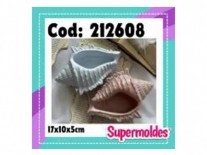 MOLDES SILICONA CARACOL 17X10X5 CM