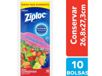 ZIPLOC BOLSA CONSERVA GRANDE 10u