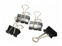 BINDER CLIPS NEGRO 25mm CAJA x 12 unid