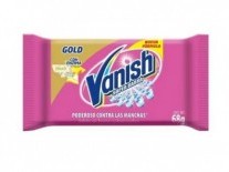 JABON BARRA VANISH ROSA 75g ROPA DELICAD