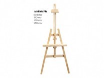 ATRIL MADERA PINO MEDIANO 130cm ALTO