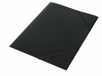 CARPETA A4 PLASTICA ELASTICO NEGRO