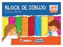 BLOCK DIBUJO CARTUL COLOR N5 23x32 24H