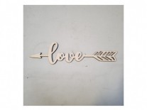 FLECHA LOVE 8x32cm 5mm