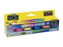 TEMPERAS NEON 6 COLORES 15 ML ACRILEX