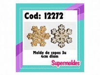 MOLDES SILICONA COPOS 3Un 4 cm DIAM 3 MM