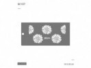 STENCIL MIL ARTES 10x20cm SC (SET 7cmx4) - MIL ARTES