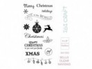 SELLOS SILICONADO CRISTAL 4x8cm NAVIDAD - IBICO