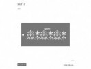 STENCIL MIL ARTES 10x20cm SC (SET 7cmx4) - MIL ARTES