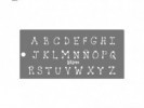 STENCIL MIL ARTES 10x20cm SC (SET 7cmx4) - MIL ARTES