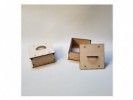 CAJAS CUADRADA (16x16x8) C/MANIJA C/ONDA - IND DEL ARTE / CORTE LASER